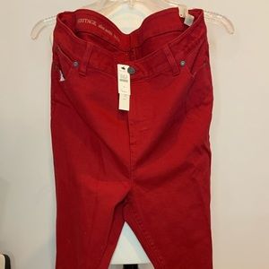Talbots NWT Slim angle Pants Crimson/Red